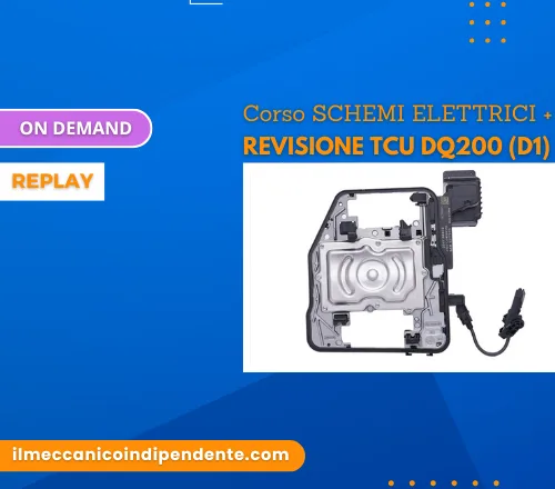 Corso On Demand Schemi Elettrici + Revisione Centralina DSG7 DQ200 (D1)
