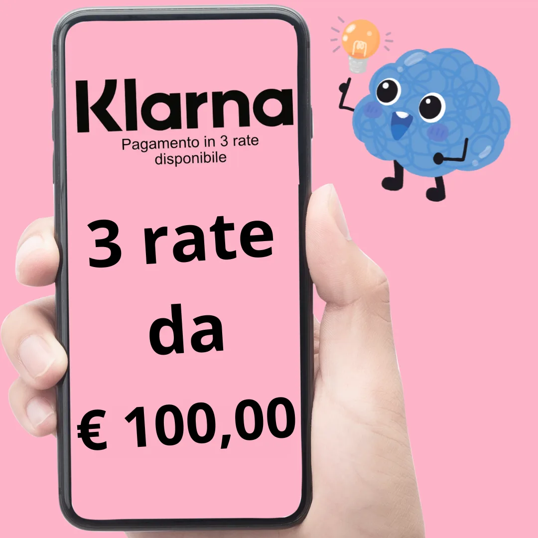 Klarna 3 rate da 100,00€