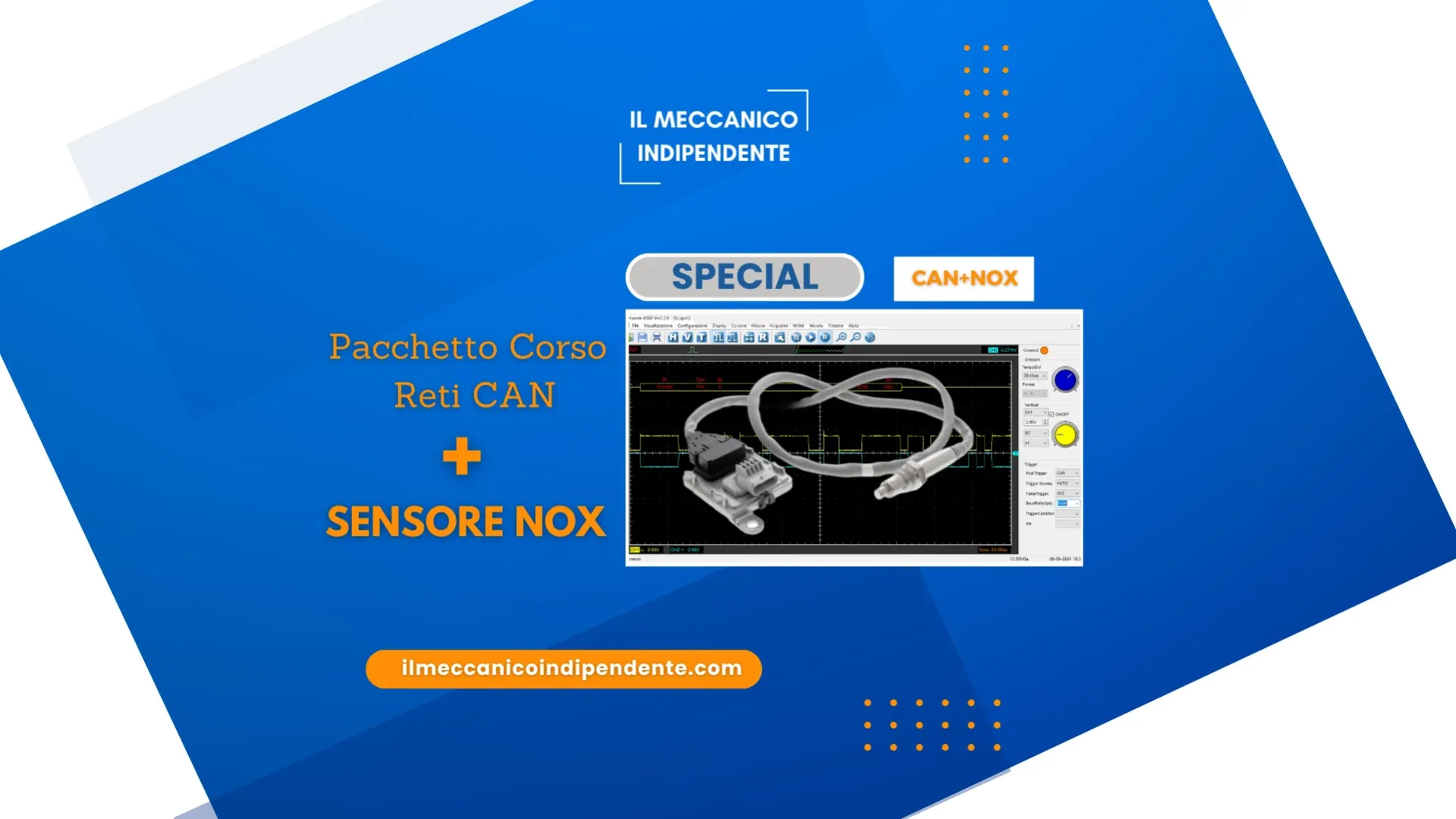 Pacchetto Corso Reti CAN + Sensore NOx