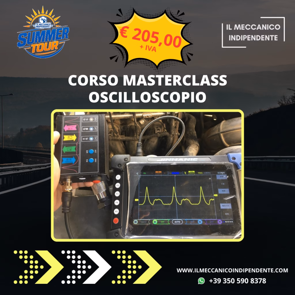 Corso Masterclass Oscilloscopio Summer Tour 2