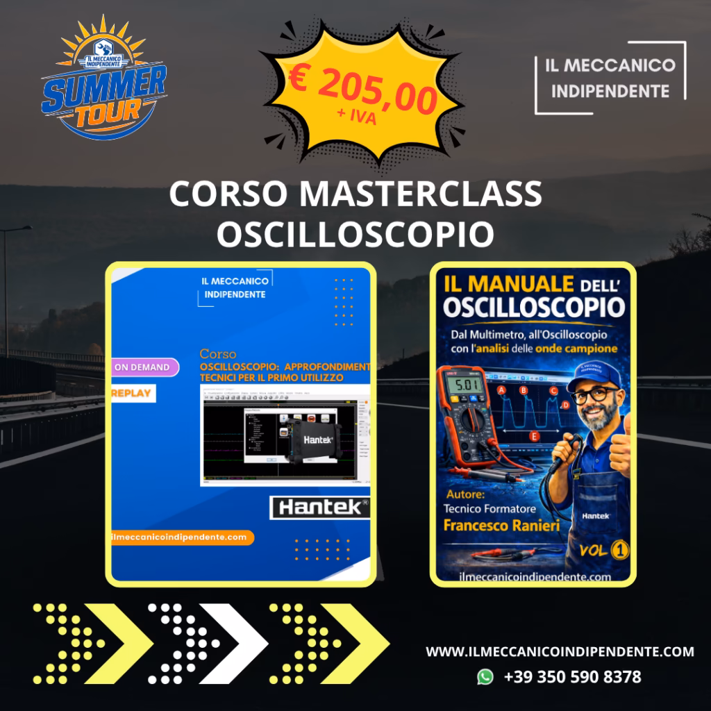 Corso Masterclass Oscilloscopio Summer Tour 4