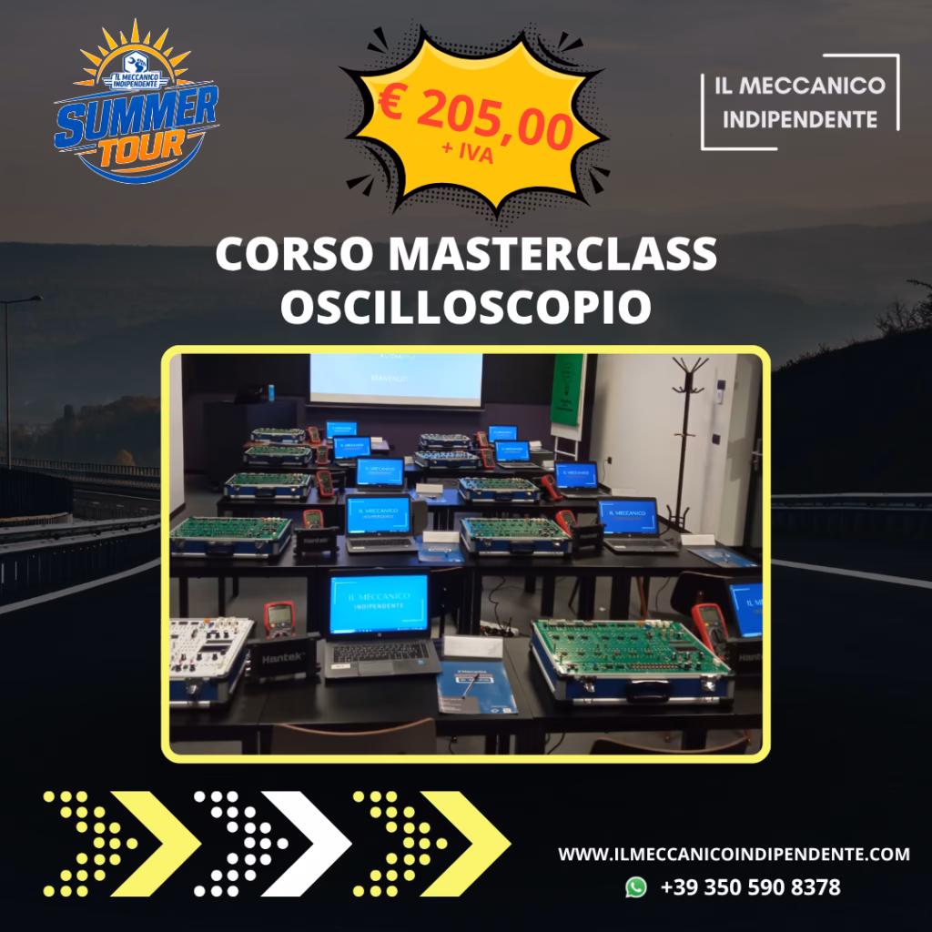 Corso Masterclass Oscilloscopio Summer Tour 5