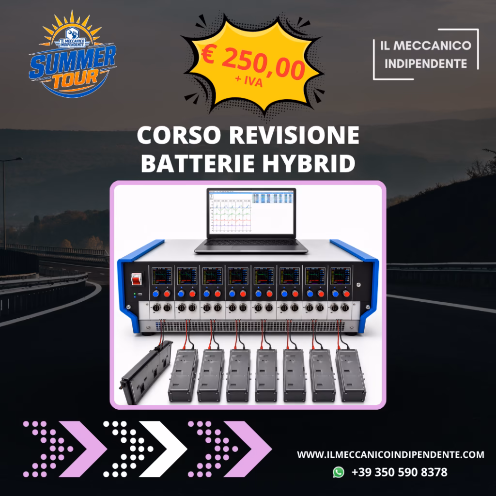 Corso Revisione Batterie Hybrid Summer Tour 3