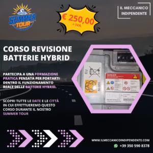 Corso Revisione Batterie Hybrid Summer Tour