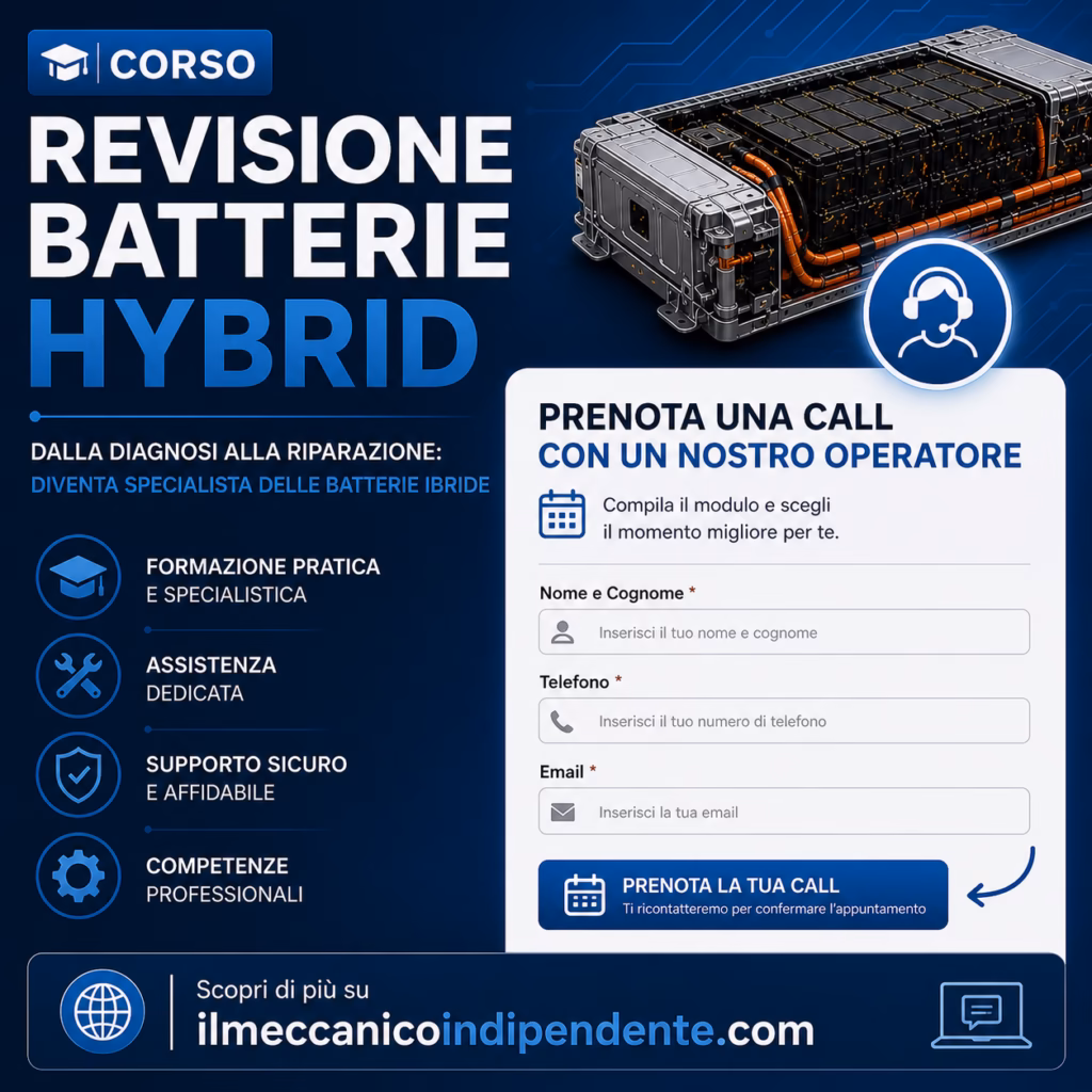 Corso Revisione Batterie Hybrid Summer Tour 5