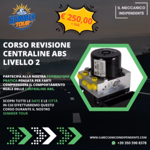 Corso Revisione Centraline ABS Livello 2 Summer Tour