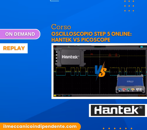 Corso Oscilloscopio Step 5 Online Hantek VS PicoScope